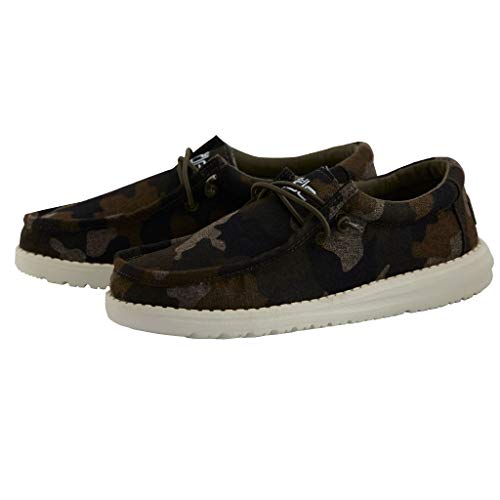 Hey Dude Unisex-Child Kids Wally Youth Stretch