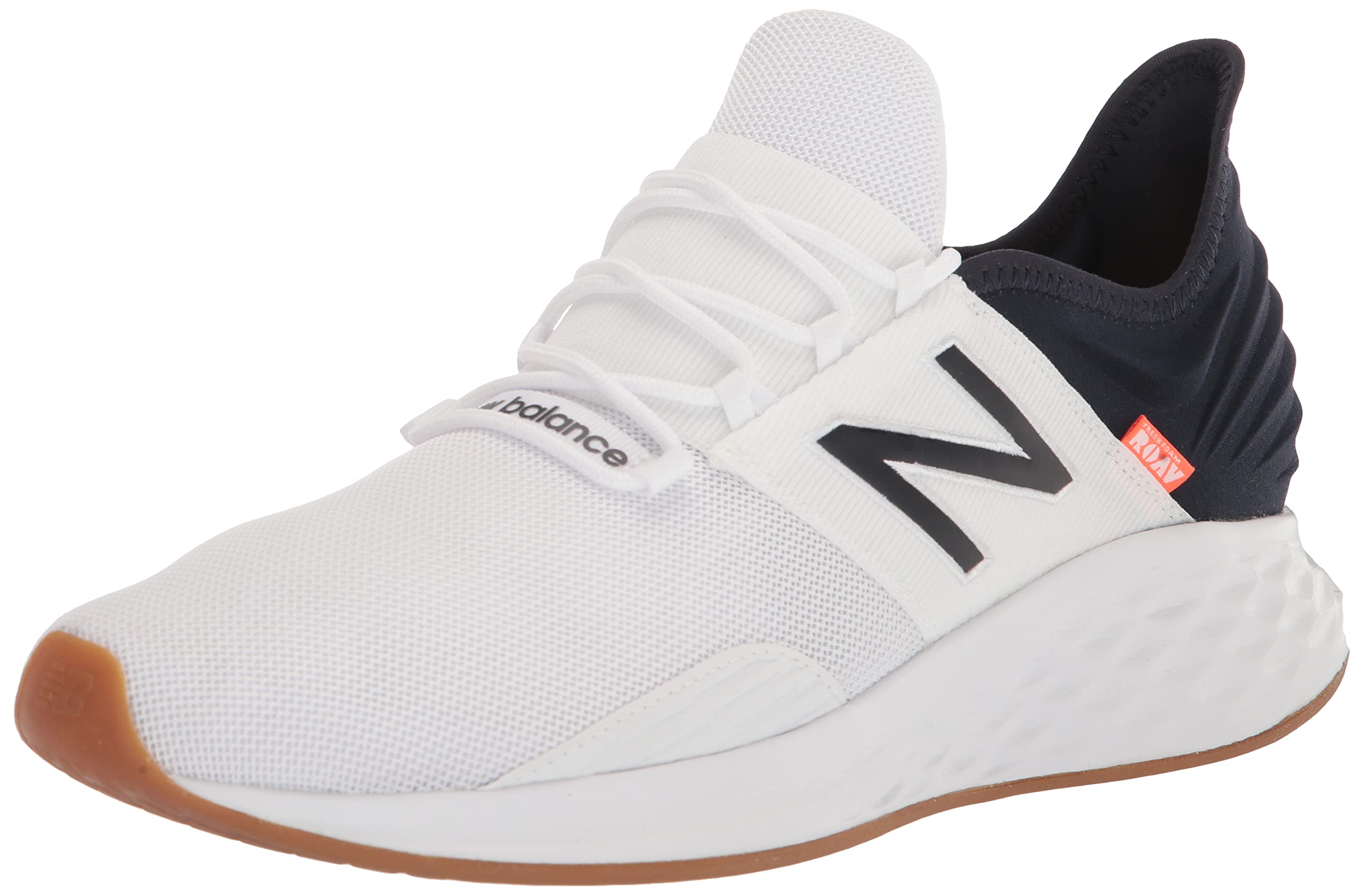 New Balance Kid's Fresh Foam Roav V1 Lace-up Running Shoe, Black, 7