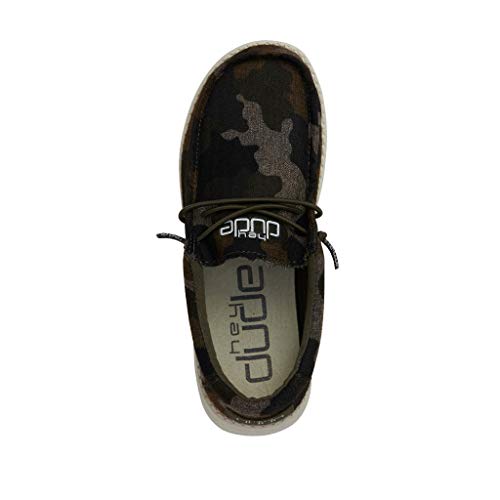 Hey Dude Unisex-Child Kids Wally Youth Stretch