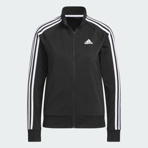 adidas womens Essentials Warm-up Slim 3-stripes Track Top