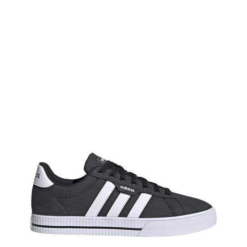 adidas Men's Daily 3.0 Skate Shoe, Core Black/Cloud White/Core Black, 13