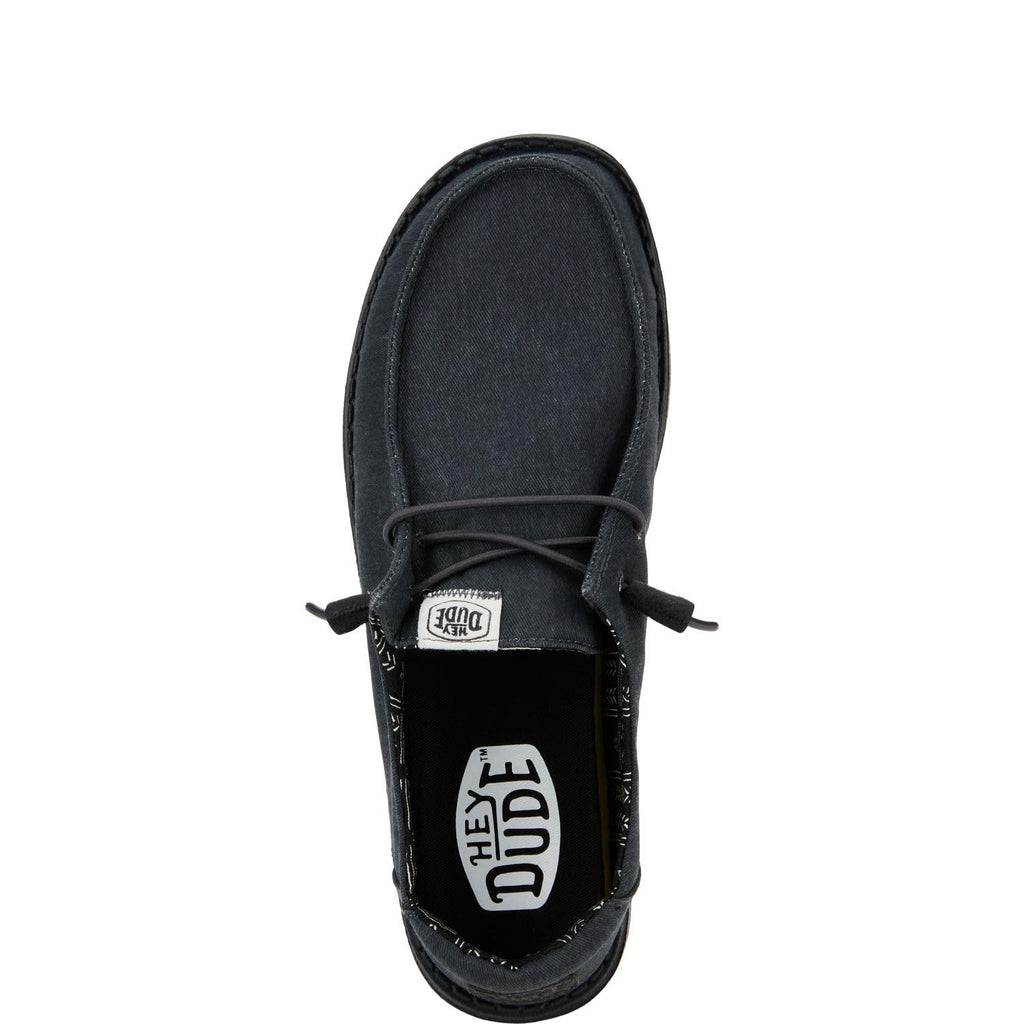 HEYDUDE Women's Wendy Canvas, Women’s Shoes, Women's Slip-on Loafers, Comfortable & Light-Weight