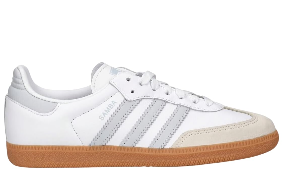 adidas Samba OG Men's Sneaker (Halo Blue/White, US Footwear Size System, Adult, Men, Numeric, Medium, 10)