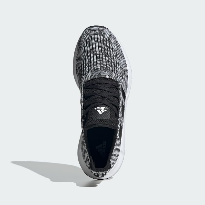 adidas Men's Swift Run Sneaker, Core Black/CoreBlack/White, 10.5