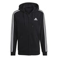 adidas mens Essentials 3-stripes Fleece Full Zip Hoodie