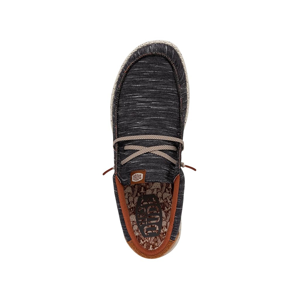 Hey Dude Men's Wally Jersey | Men's Loafers | Men's Slip On Shoes | Comfortable & Light-Weight
