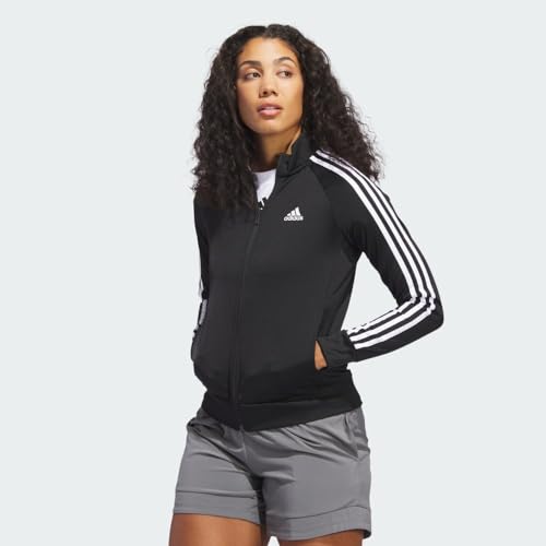 adidas womens Essentials Warm-up Slim 3-stripes Track Top