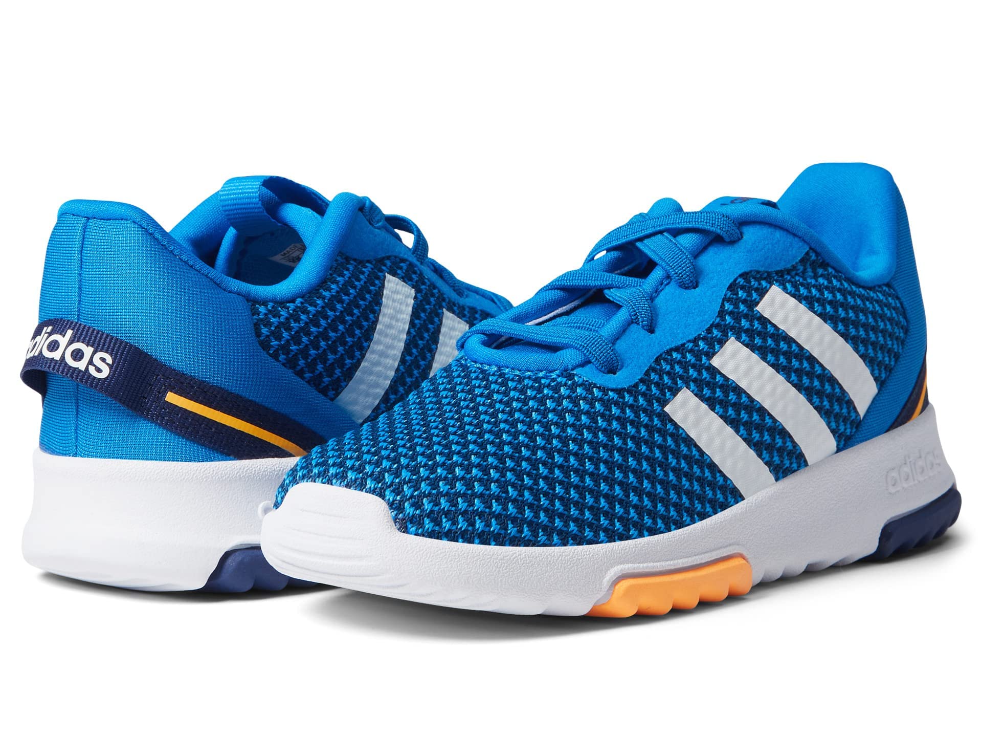 adidas Unisex Child Racer Tr 2.0 Running Shoe, Ink/Copper/Pink Tint, 1.5 Little Kid US