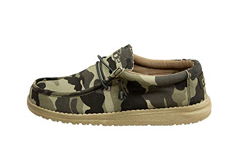 Hey Dude Men's All Wally Styles | Men’s Shoes | Men's Lace Up Loafers | Comfortable & Light-Weight