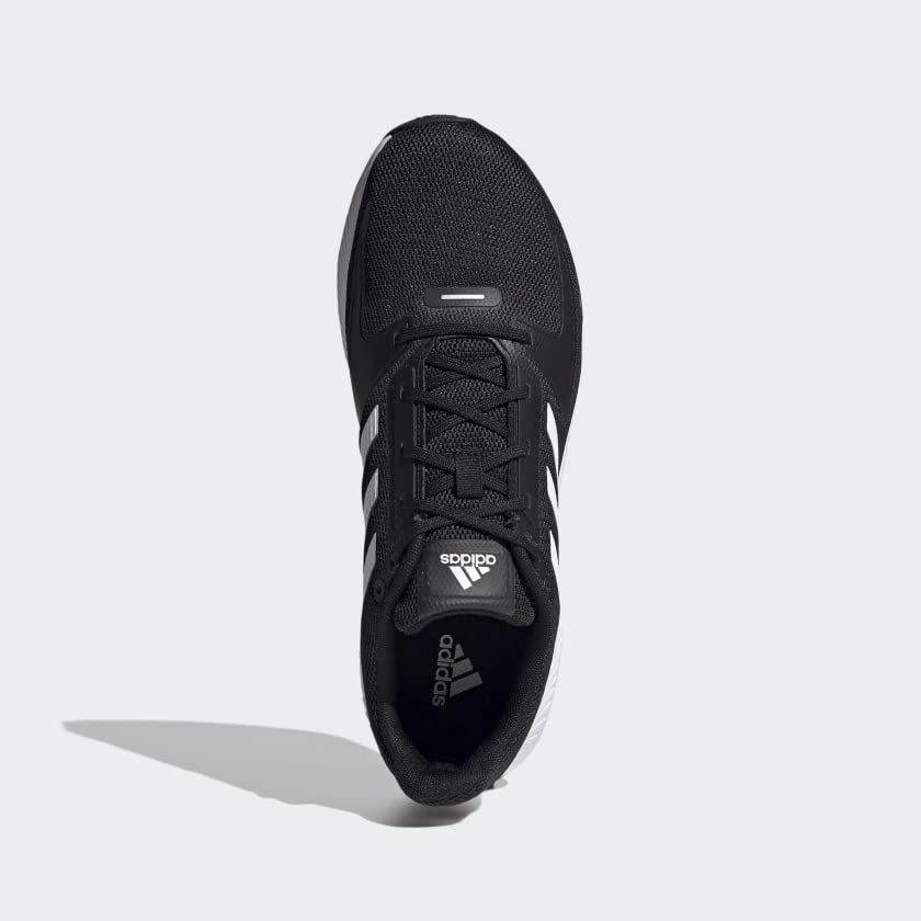adidas mens Runfalcon 2.0 Running Shoe, Black/White/Grey, 11.5 US