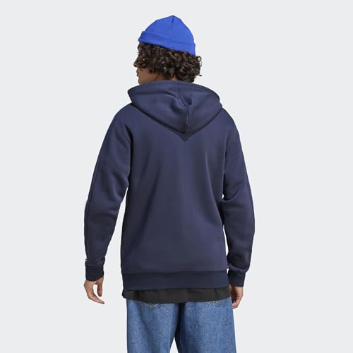 adidas mens Essentials 3-stripes Fleece Full Zip Hoodie