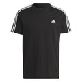 adidas Mens 3S Sj Crew Neck Short Sleeve Casual Tops Casual - Grey