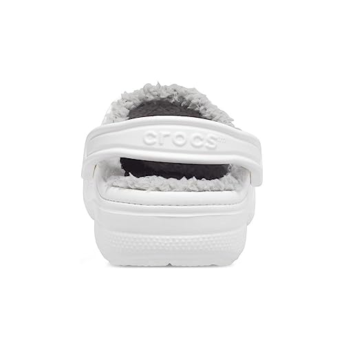 Crocs Baya Lined Clog White/Light Grey Men's 7, Women's 9 Medium