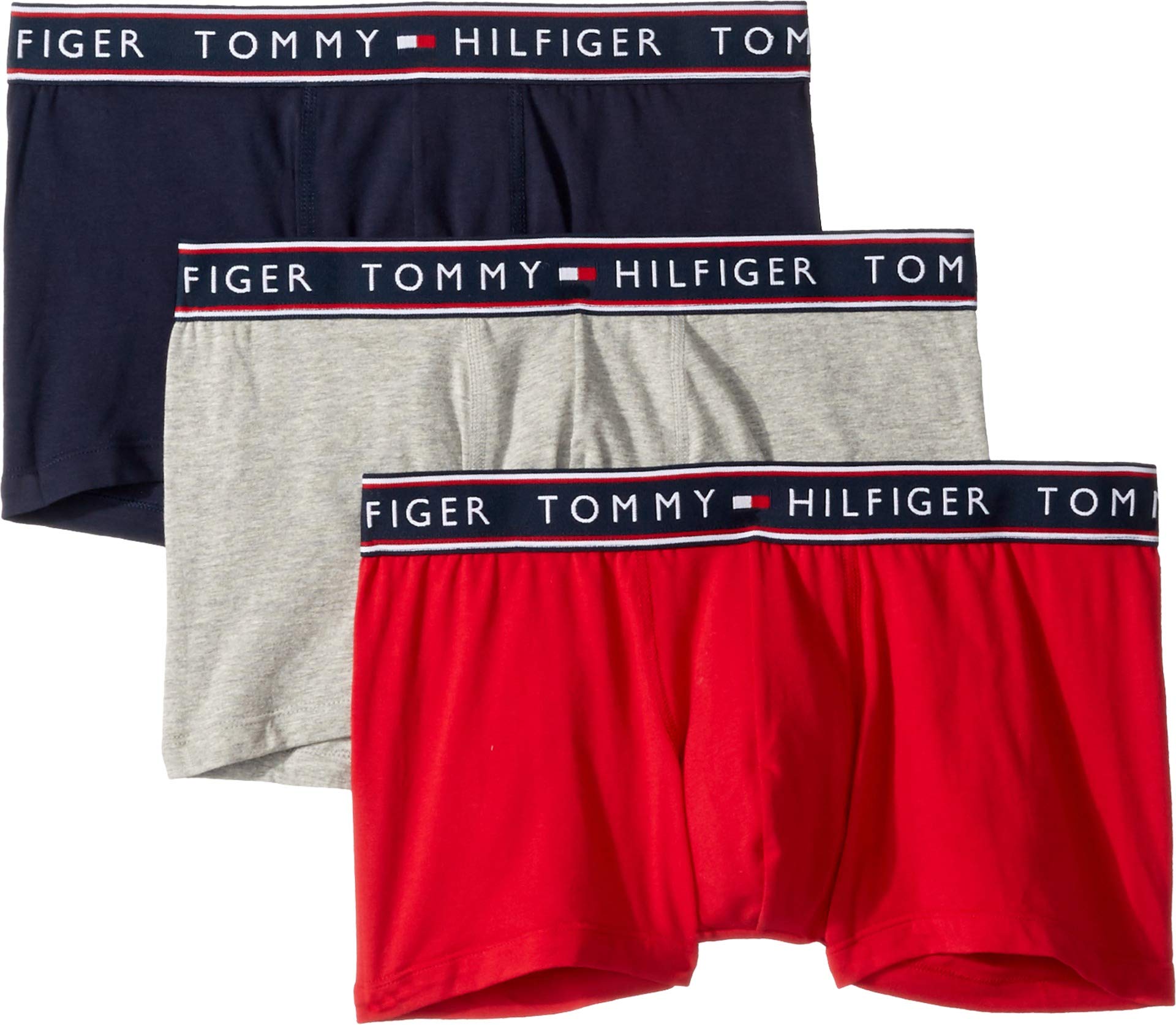 Tommy Hilfiger Men's Underwear Cotton Stretch 3-Pack Trunk