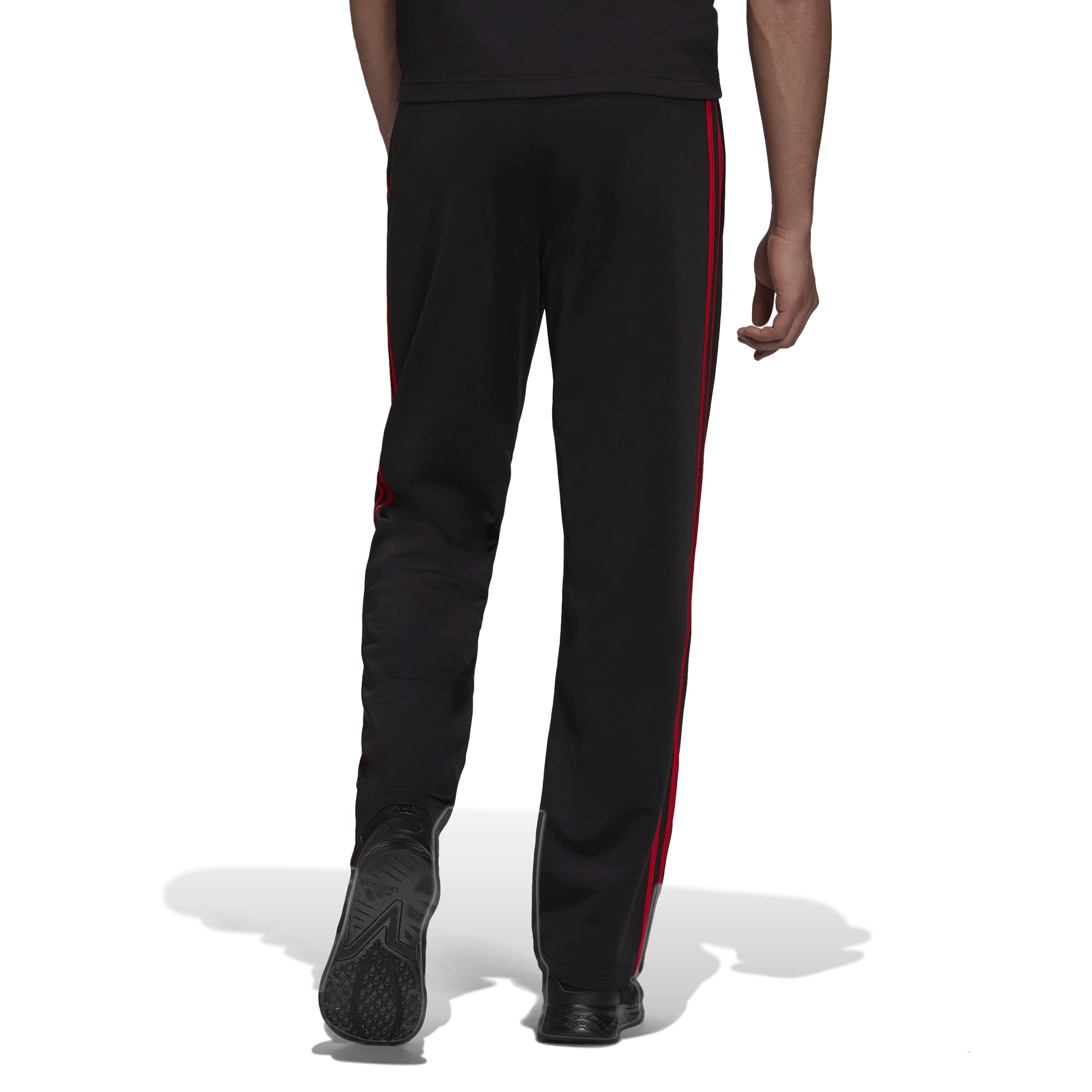 adidas Men's Essentials Warm-up Open Hem 3-stripes Tracksuit Bottoms