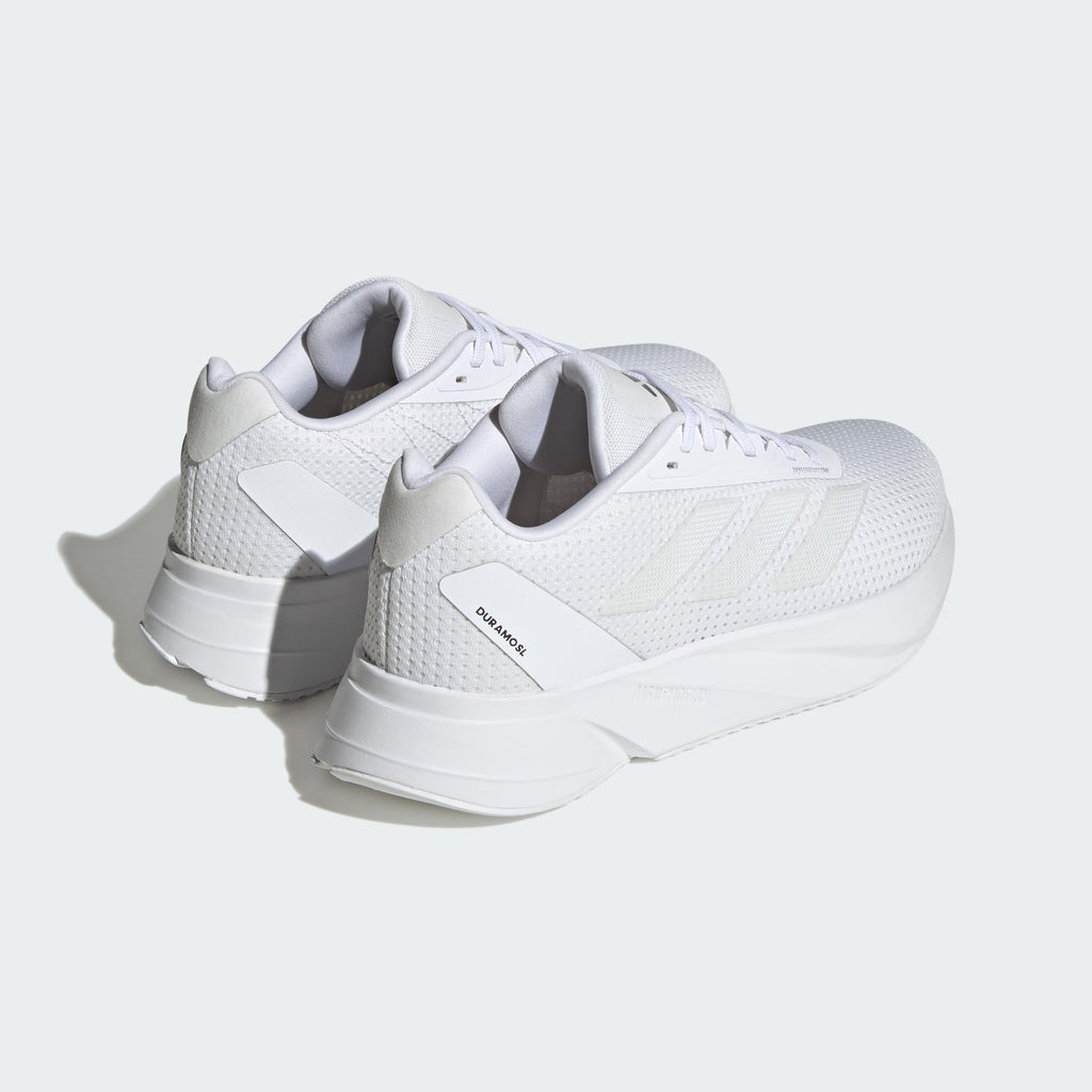 adidas Women's Duramo SL Running Sneaker, White/White/Grey, 7.5