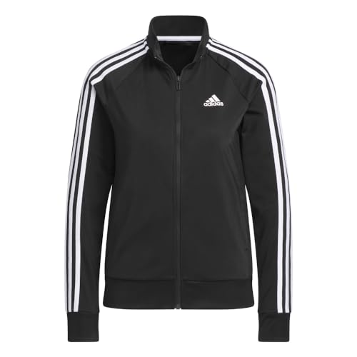 adidas womens Essentials Warm-up Slim 3-stripes Track Top