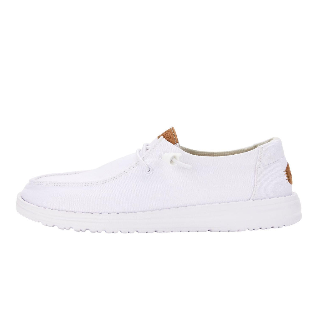 HEYDUDE Women's Wendy Canvas, Women’s Shoes, Women's Slip-on Loafers, Comfortable & Light-Weight