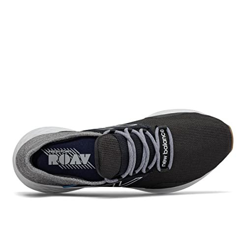 New Balance Kid's Fresh Foam Roav V1 Lace-up Running Shoe, Black, 7