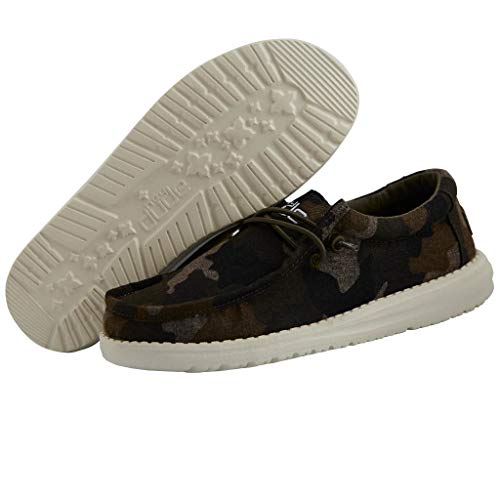 Hey Dude Unisex-Child Kids Wally Youth Stretch