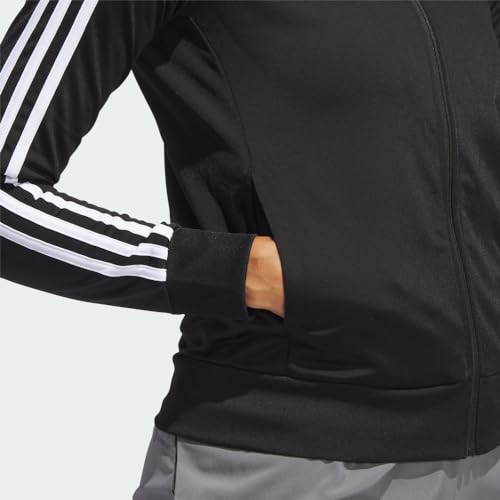 adidas womens Essentials Warm-up Slim 3-stripes Track Top