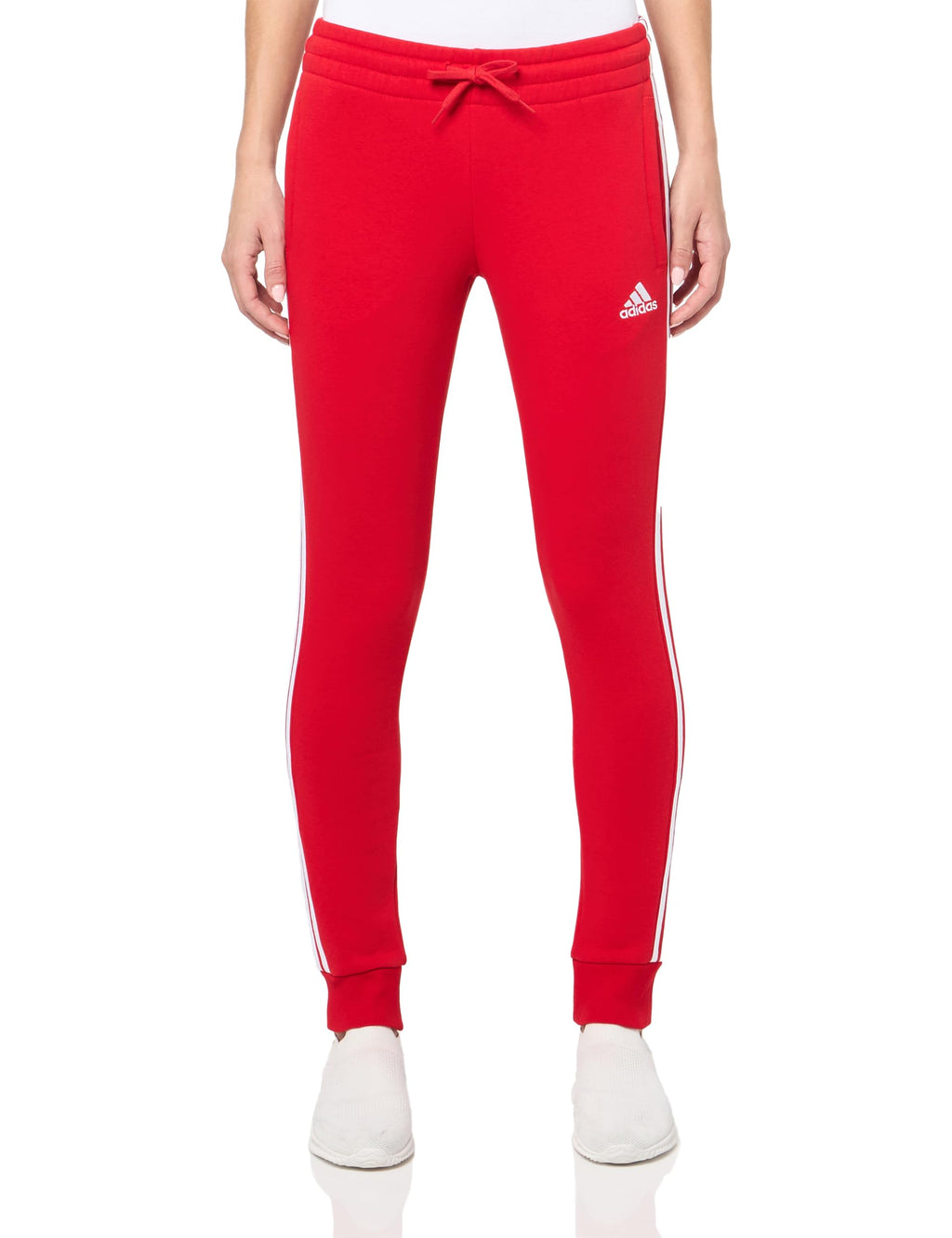 adidas Womens Essentials 3-Stripes Fleece Pants