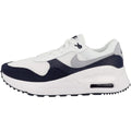 Nike Men's Air Max SYSTM Running Shoes, White/Wolf Grey-Obsidian, 8.5 M US
