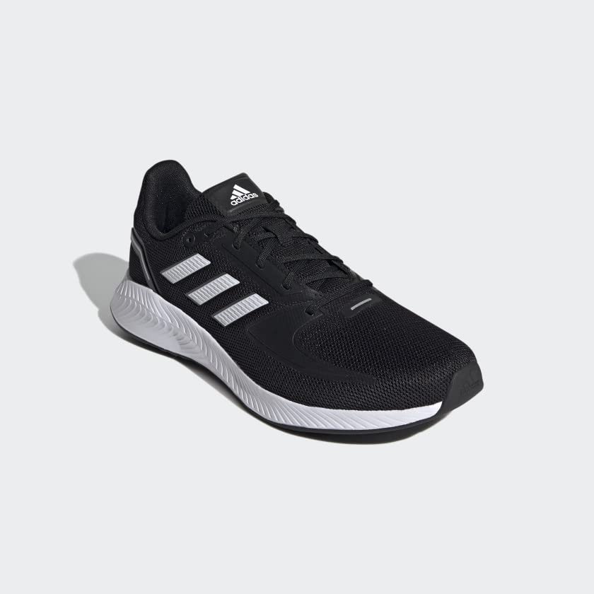 adidas Men's Runfalcon 2.0 Running Shoe, Black/White/Grey, 13