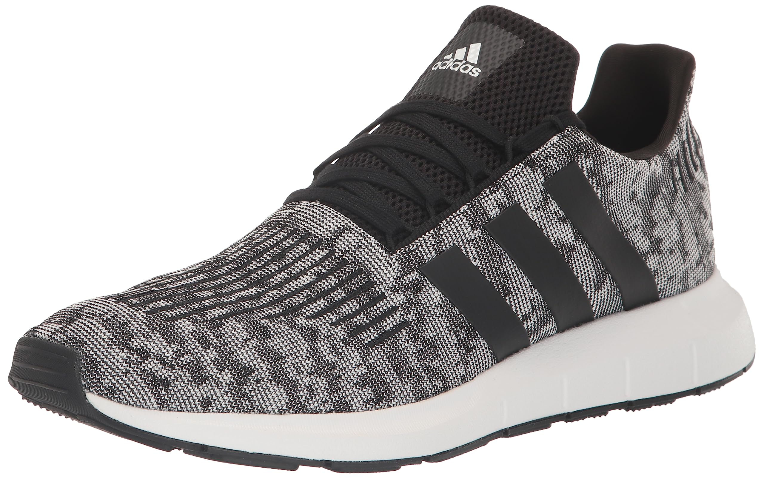 adidas Men's Swift Run Sneaker, Core Black/CoreBlack/White, 10.5