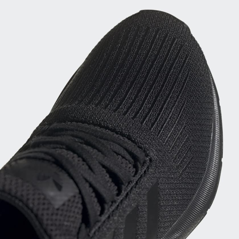 adidas Women's Swift Run Shoes, Black/Black/Black, 7.5