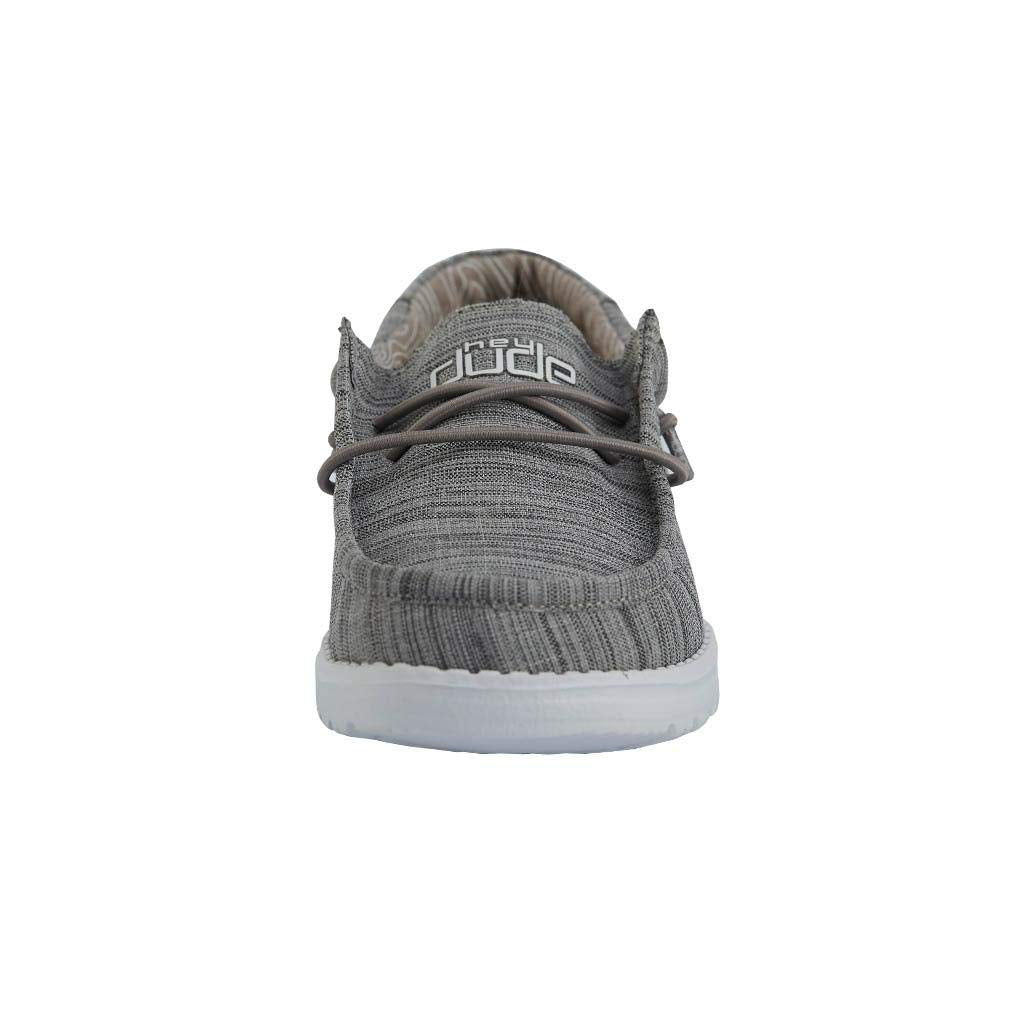 HEYDUDE Wally Toddler Washed Canvas | Boy's Loafers | Boy's Slip On Shoes | Comfortable & Light Weight