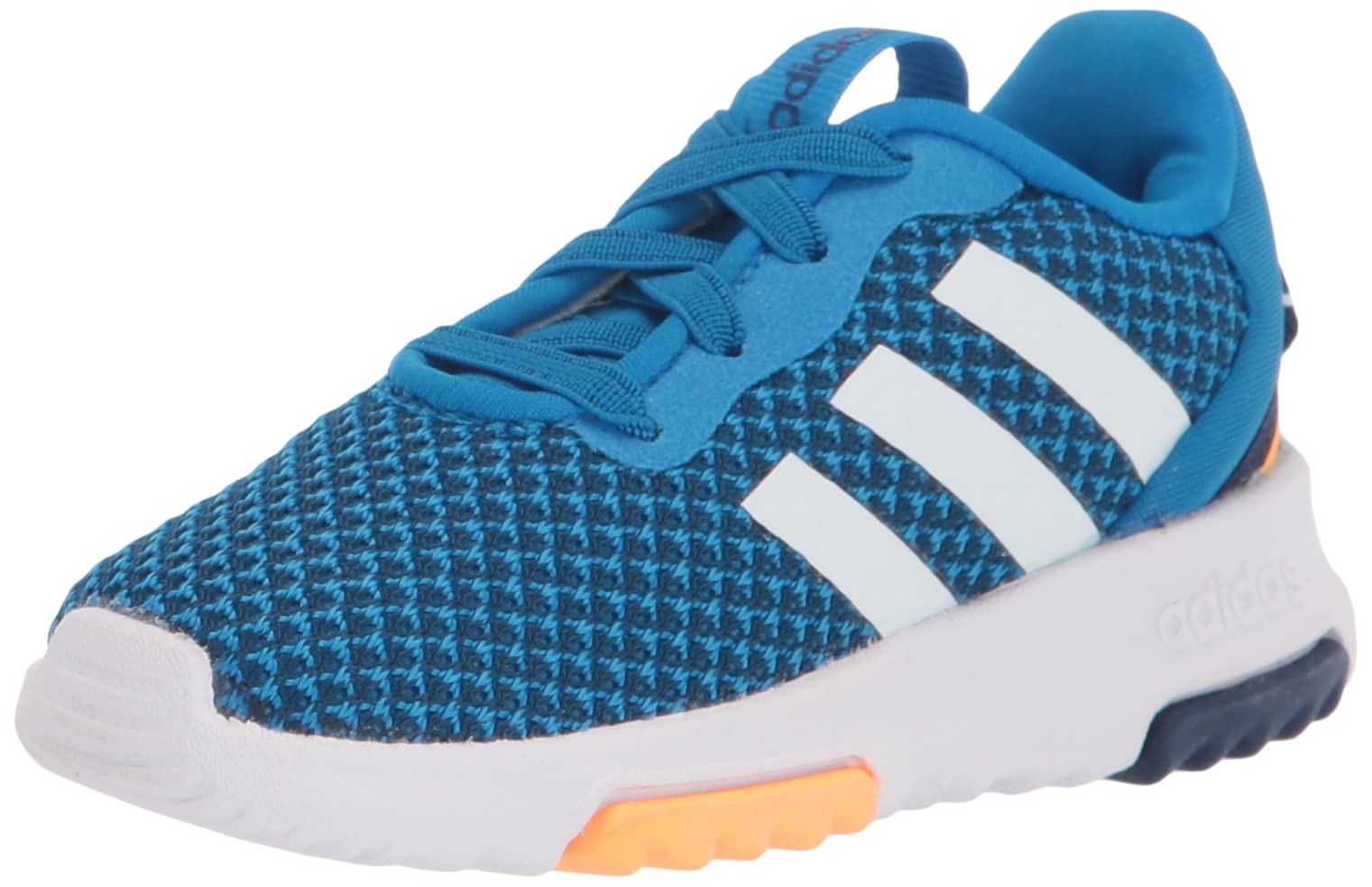 adidas Unisex Child Racer Tr 2.0 Running Shoe, Ink/Copper/Pink Tint, 1.5 Little Kid US